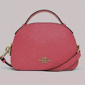 Coach Pink Crossbody Dome Satchel